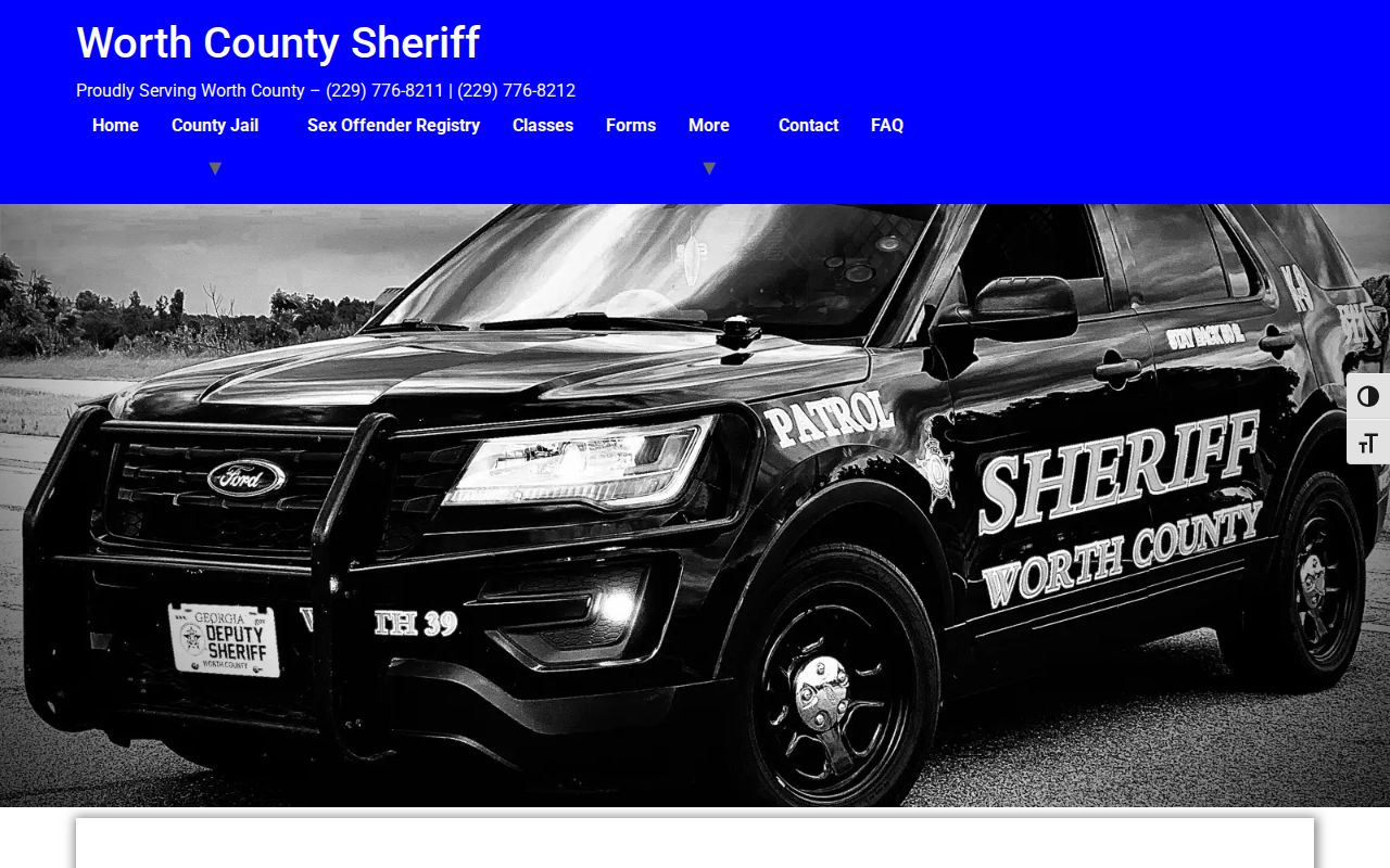 Worth County Sheriff's Office official website